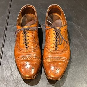 Allen Edmonds Strand Cap Toe Oxford Dress Shoes. Walnut Brown Leather